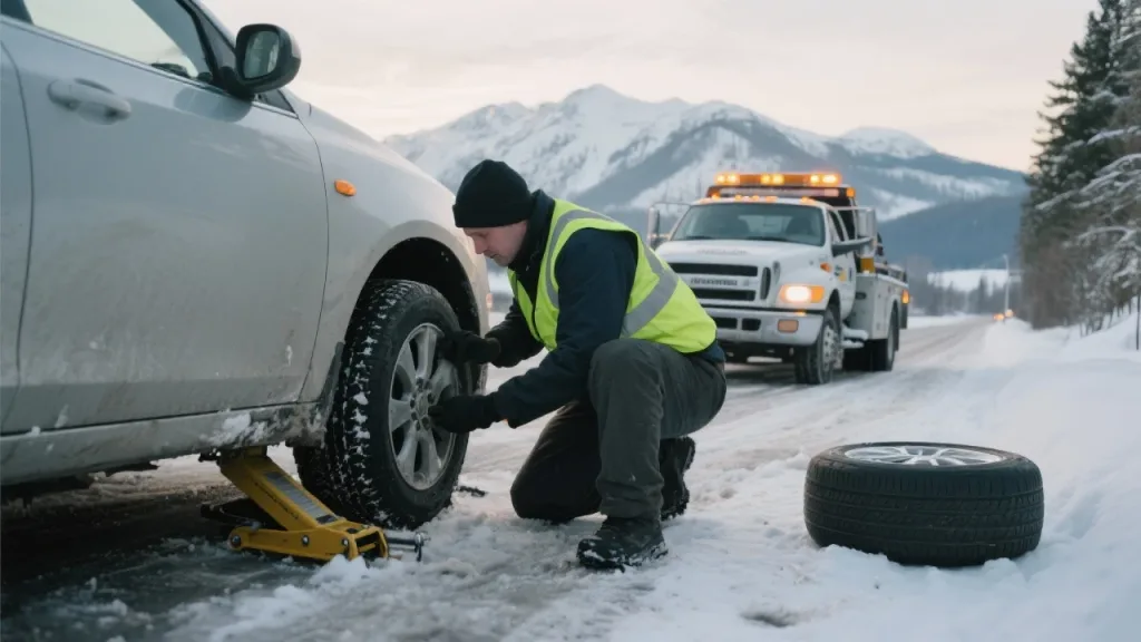 Flat Tire North Vancouver